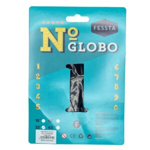 Globo Numero 32″ Negro