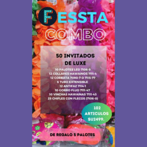 COMBO ESPECTACULAR 50 INVITADOS DE LUXE