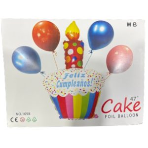 Globo de Helio diseño Cupcake 47″