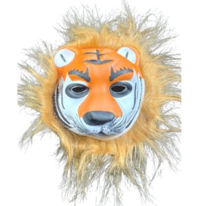 Mascara de Tigre con Pelo